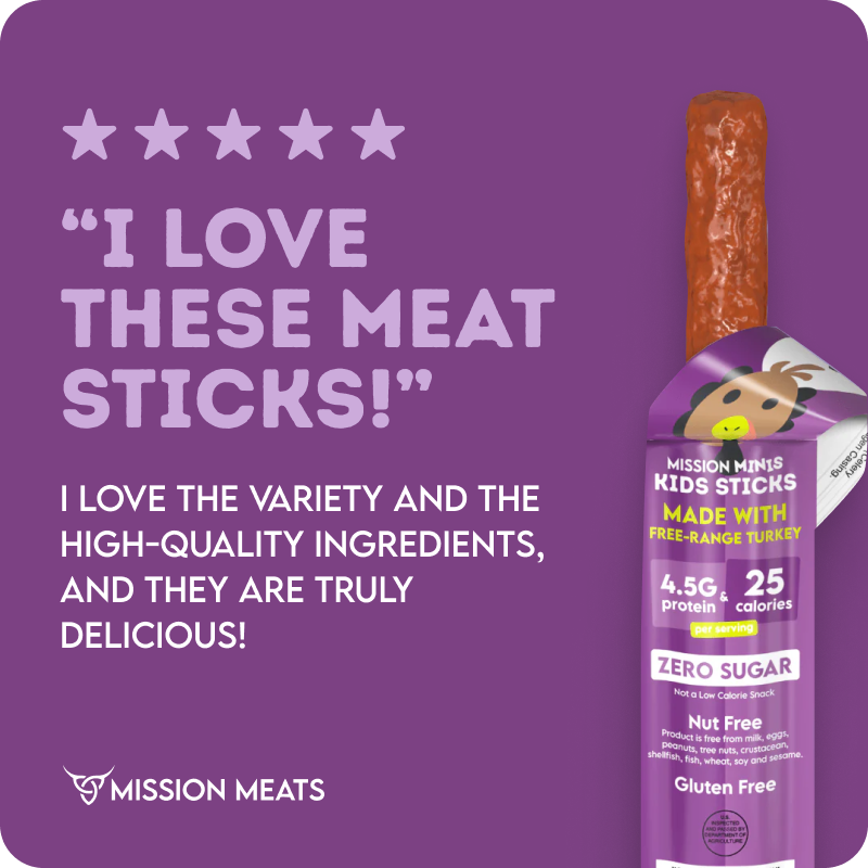 Kids Turkey Sticks (100% Free Range Turkey, Sugar & Allergen Free)