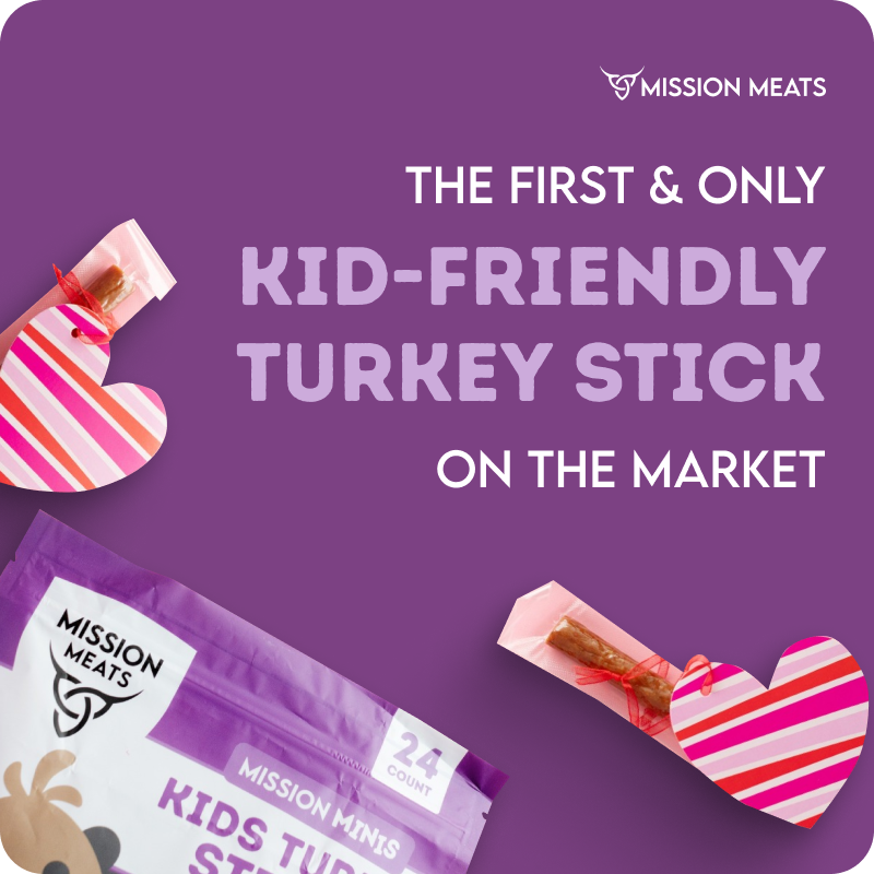 Kids Turkey Sticks (100% Free Range Turkey, Sugar & Allergen Free)