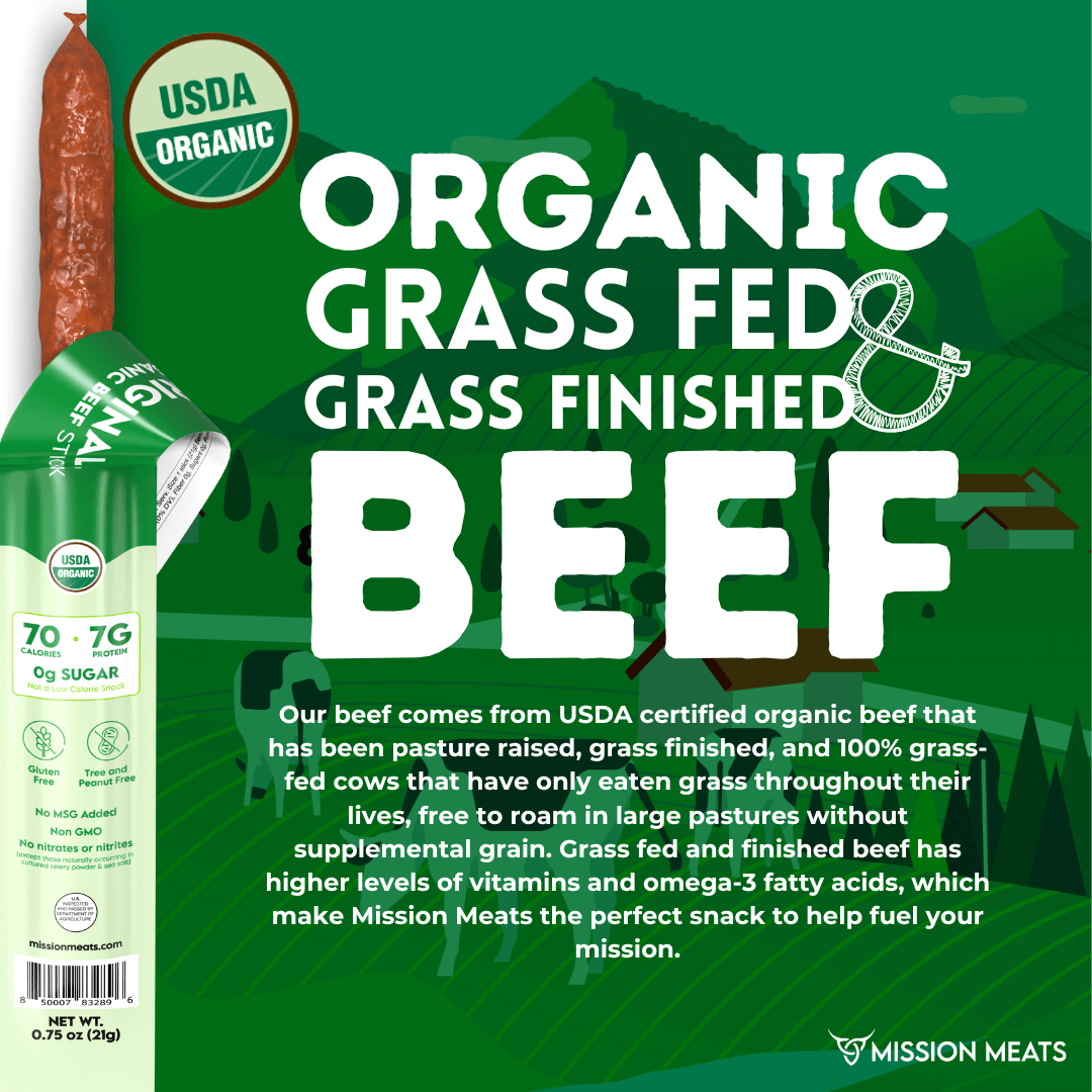 Certified Organic Beef Sticks