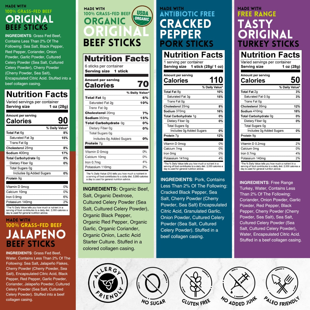 Meat Stick Variety Pack