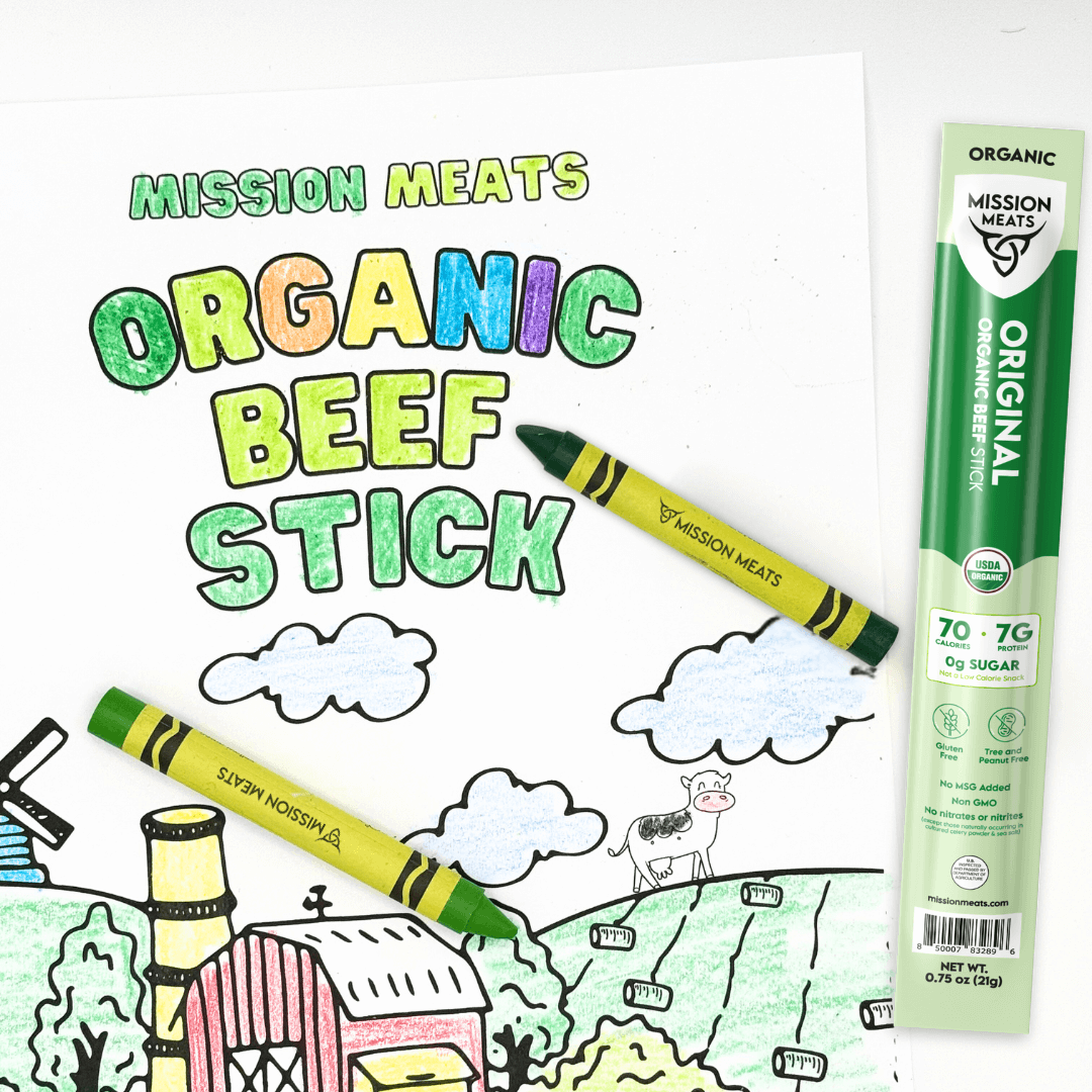Certified Organic Beef Sticks
