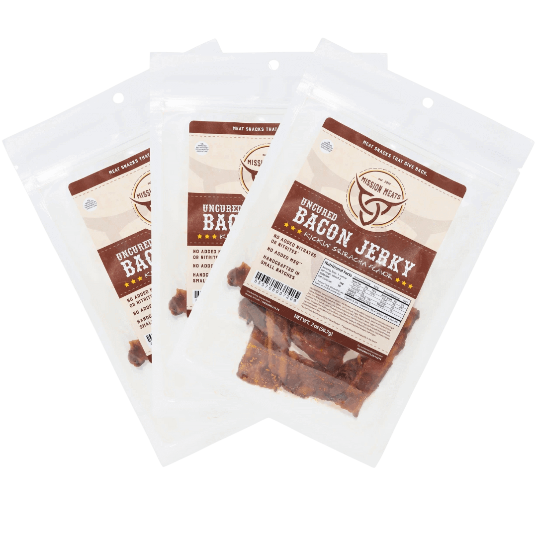 Kickin Sriracha Bacon Jerky