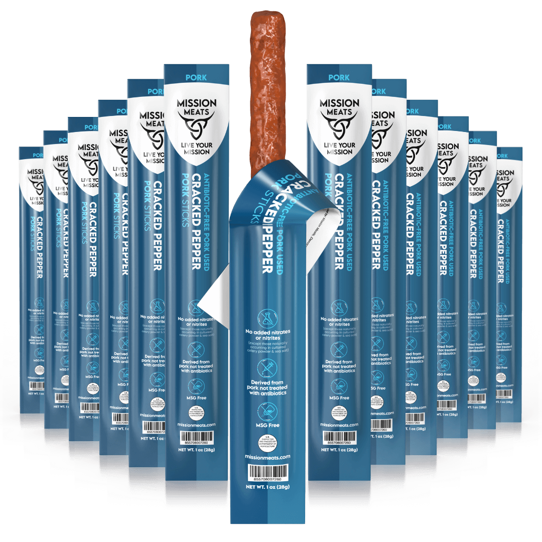 Cracked Pepper Pork Meat Sticks