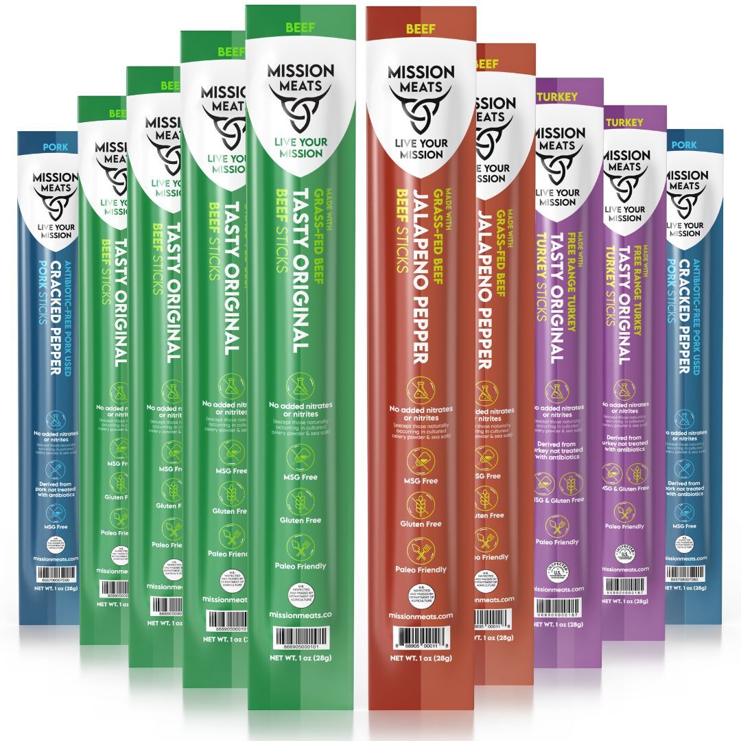 Meat Stick Variety Pack Sampler Mission Meats Mission Meats
