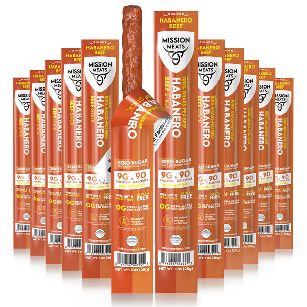 Grass Fed Beef Sticks, Habanero