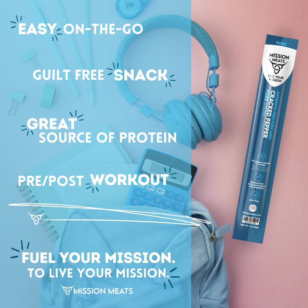 Cracked Pepper Pork Meat Sticks