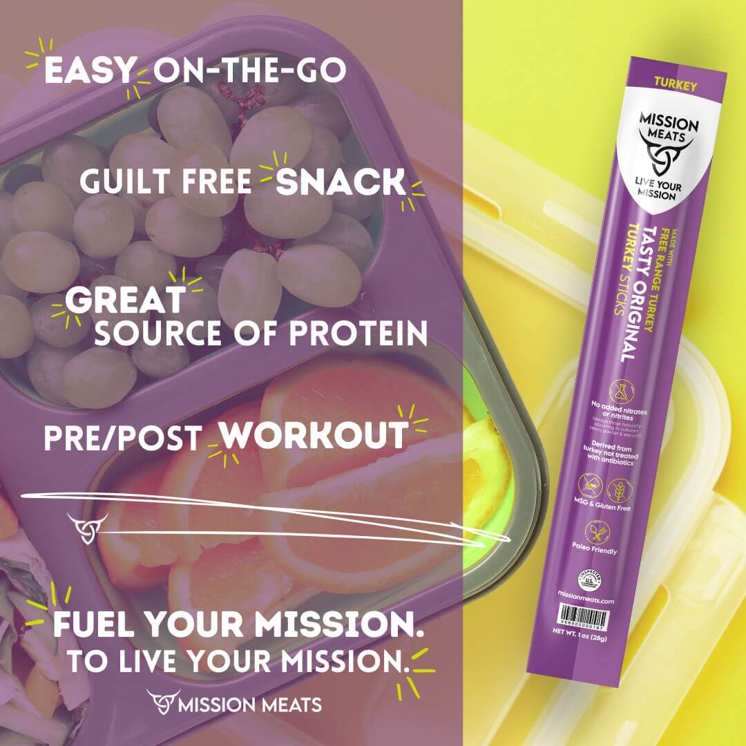 Free Range Turkey Sticks (Sugar Free, Allergen Free, Paleo Friendly)