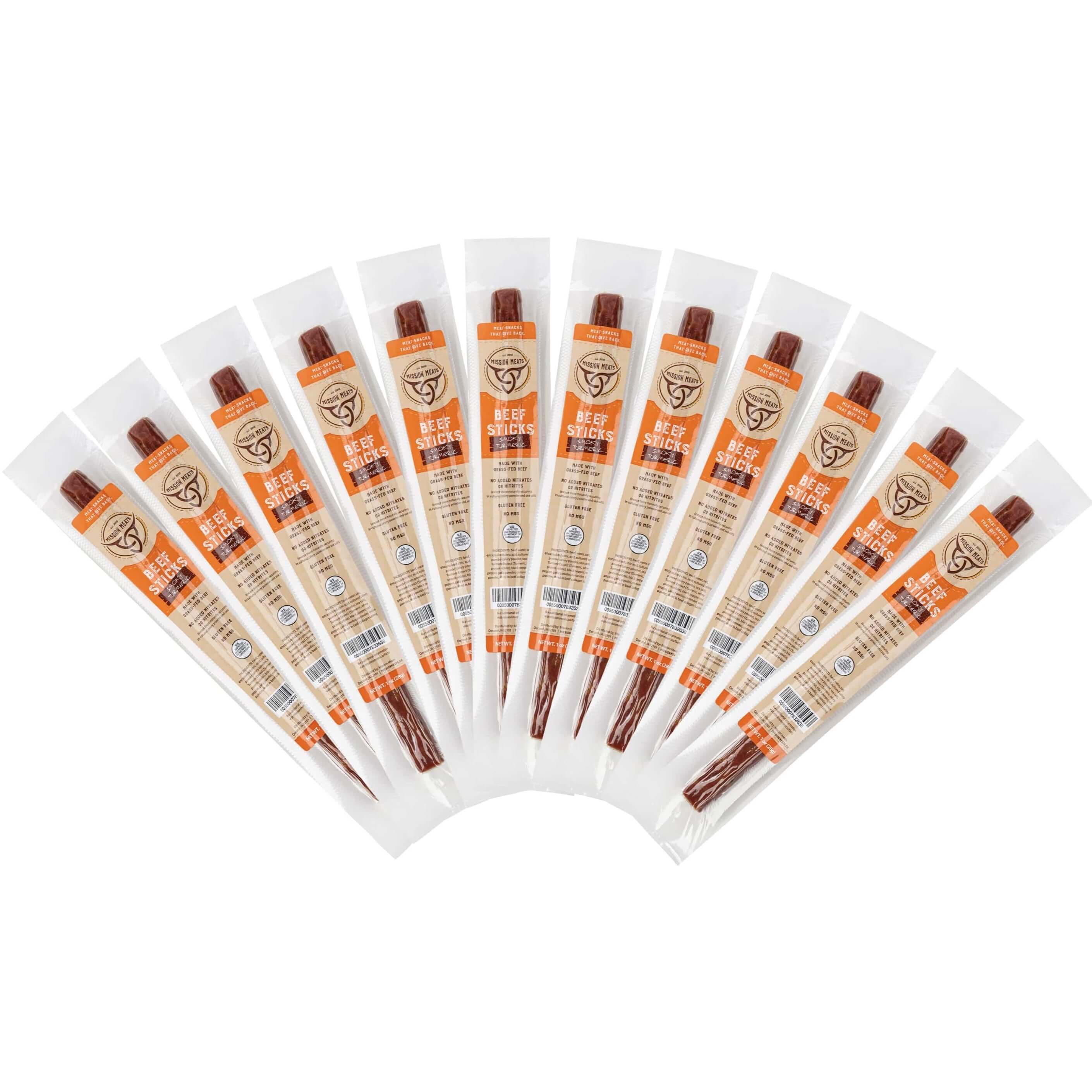 Wholesale - Grass-Fed Beef Sticks (Full Case, 144 Sticks)