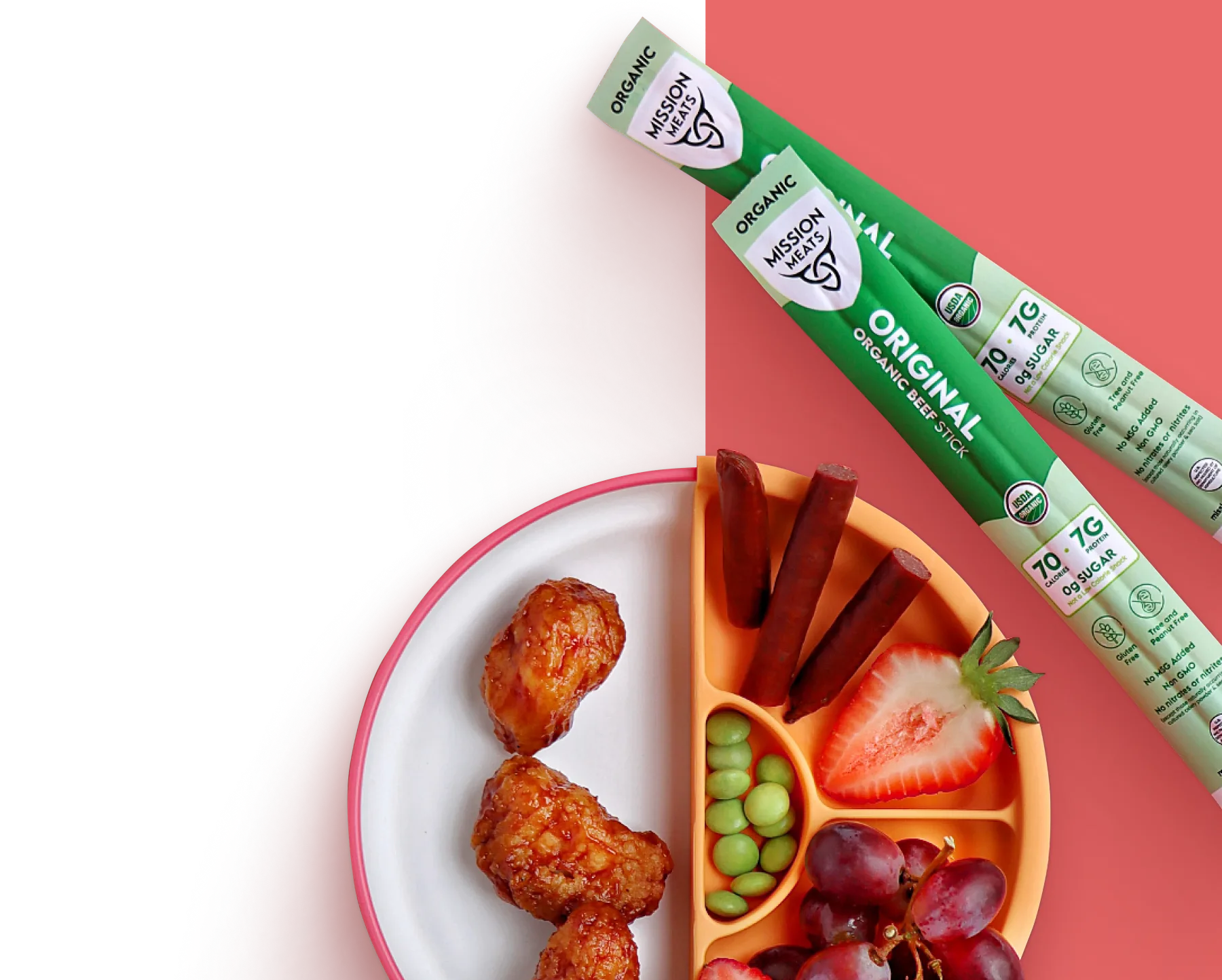 Mission Meats organic beef sticks
